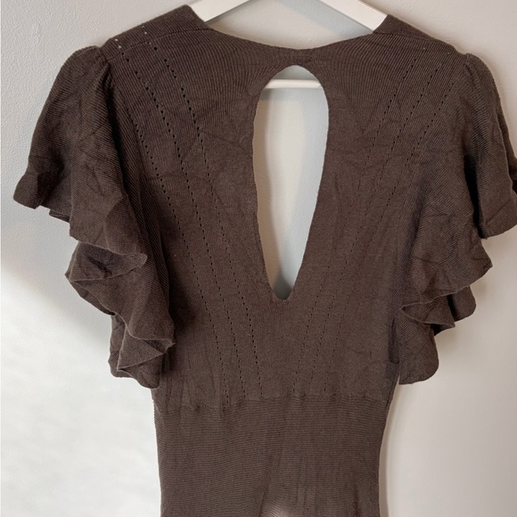 Free People Ruffle Knit Dress - Picture 6 of 12